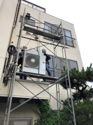 美容室S様 空調機更新工事 千葉県八千代市 - 業務用エアコン新設 